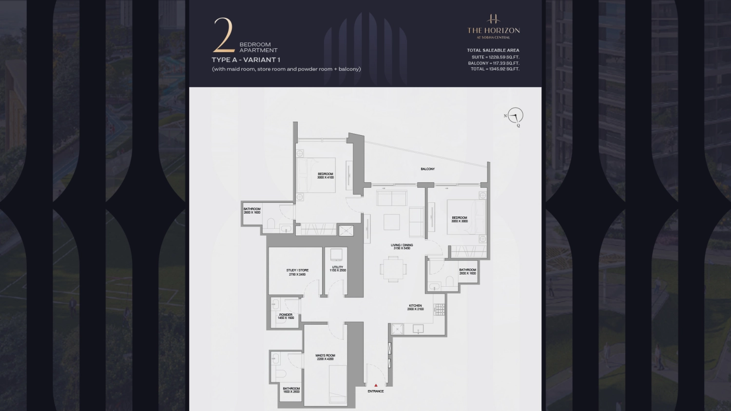 2 BR - Type A